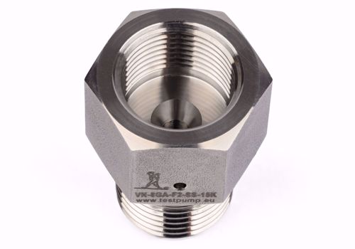 Afbeelding van Adapter 1/2" BSP volgens EN 837 Male x Resato M20 Female