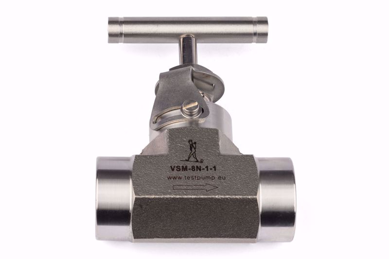 Afbeelding van 1/2" NPT Rechte Naald-afsluiter - female x female